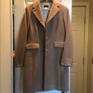 J.Crew wool/cashmere long winter coat size 6